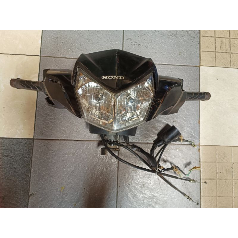 Batok Kepala Full Set Spidometer & Stang setir Honda Supra X 125 FI Injeksi Original