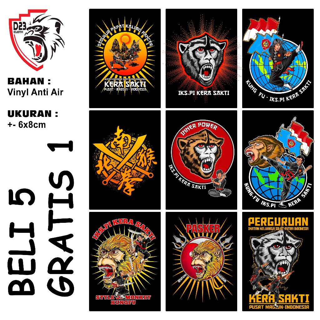 

STIKER KERA SAKTI ANTI AIR BAHAN VINYL VER 2