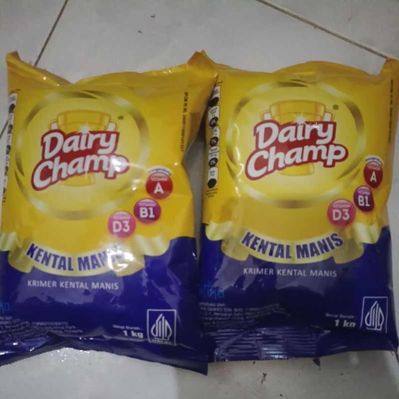 

Dairy Champ 1 kg Krimer Kental Manis 1kg