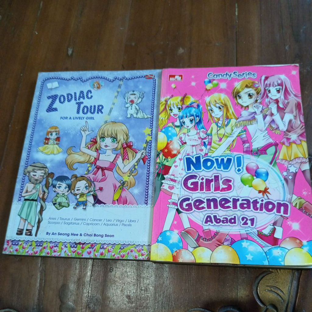 Sepaket Buku Zodiac Tour & Candy Series Now Girls Generation Abad 21 Bahasa Indonesia