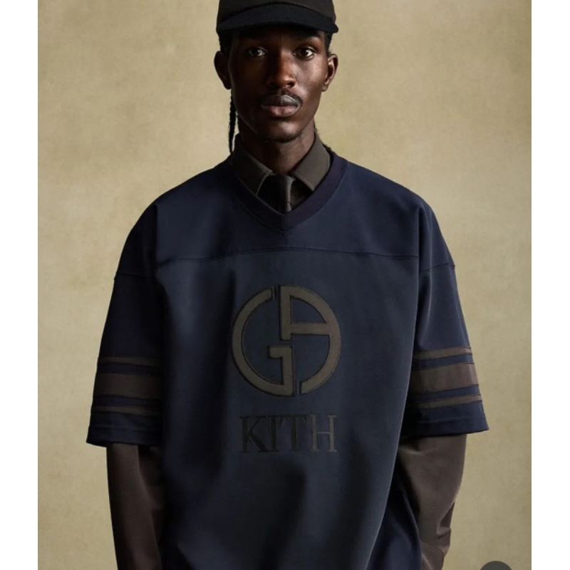 KITH colab Gio Armani kaos T-shirt mirorr luxury