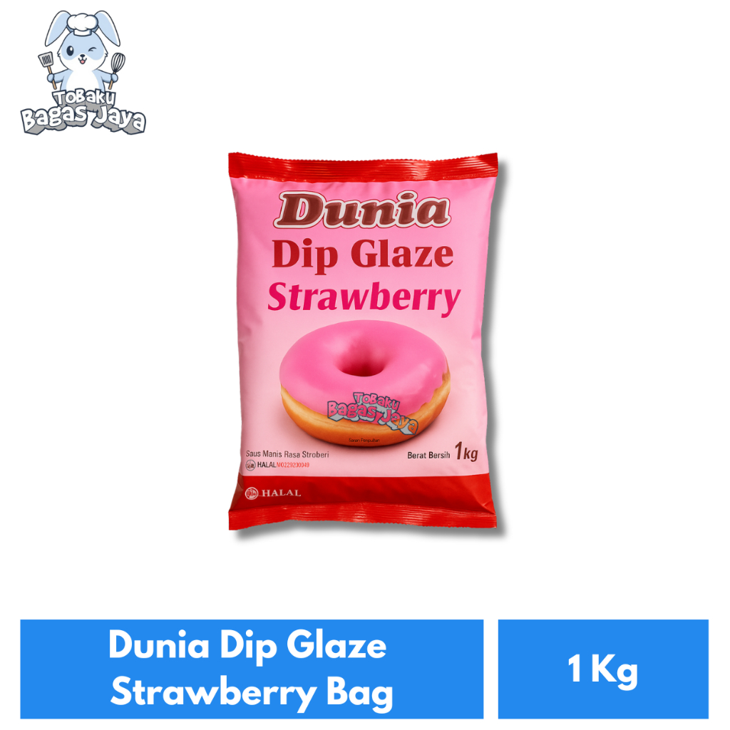 

Dunia Dip Glaze Bag Strawberry 1 Kg