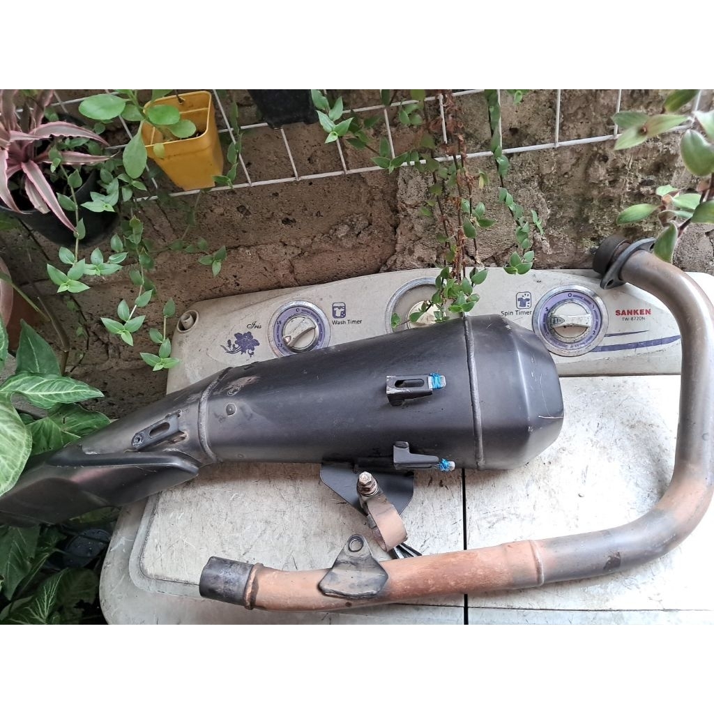 Knalpot cbr 250 r cbr 250r cbu built UP honda original ori copotan standar kelengkapan seperti difot