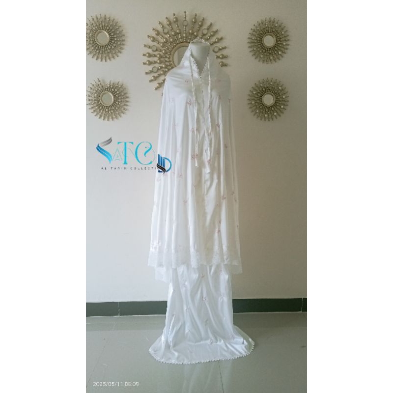 MUKENA ARMANI SILK  PITA BORDIR