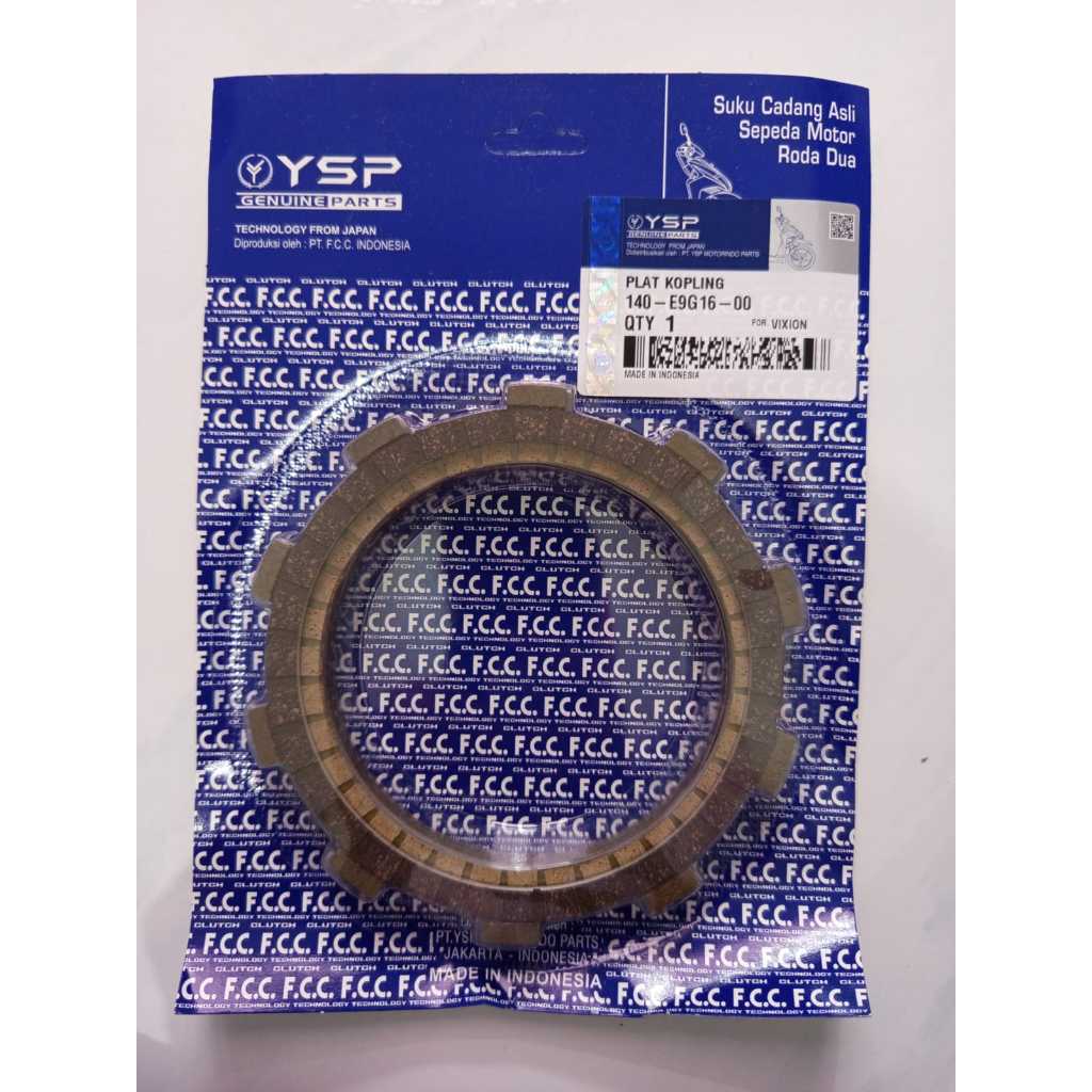 Kampas kopling VIXION OLD / Plat kopling original FCC Yamaha VIXION