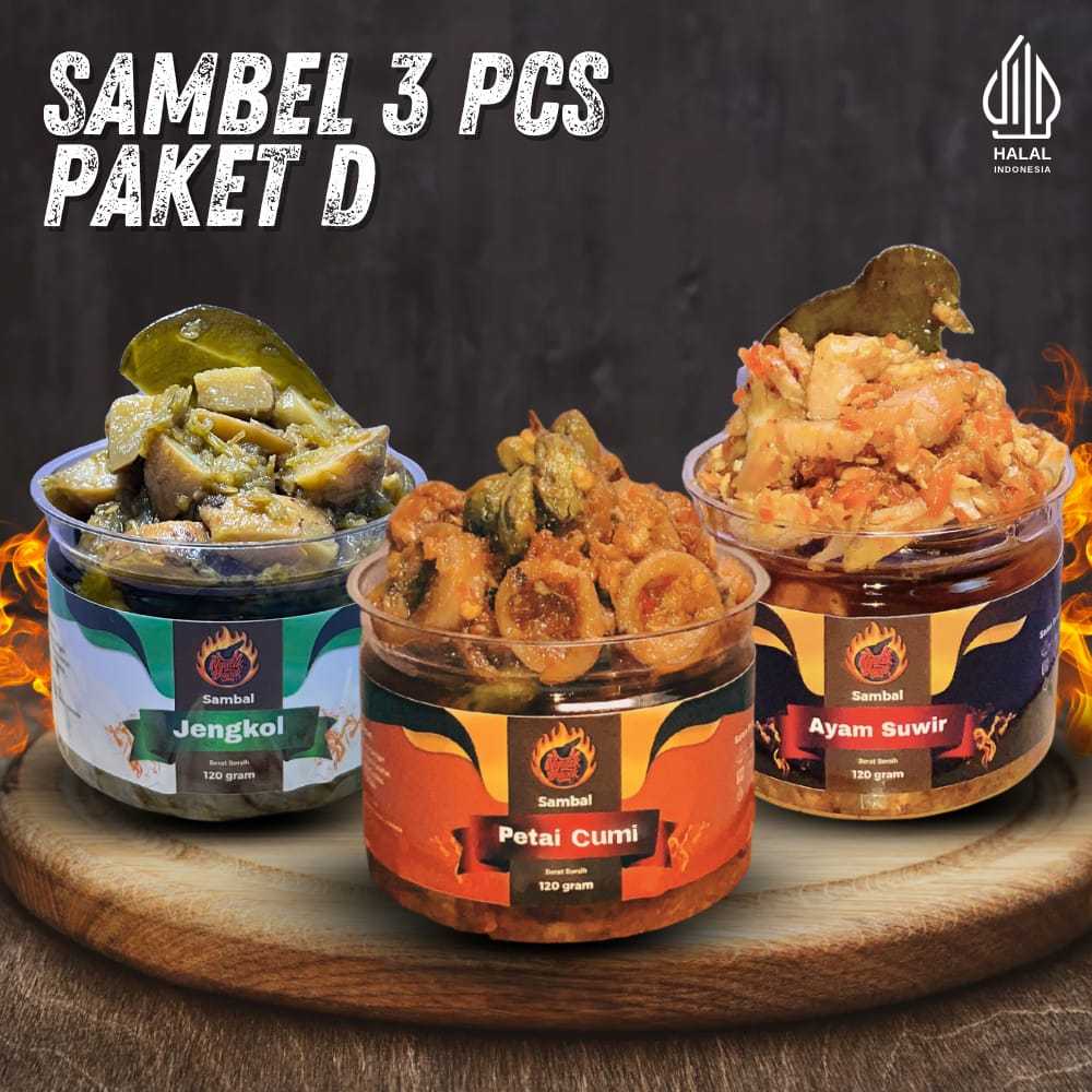 

Paket Sambal Ngulek Dewek/Paket Sambal 3 pcs