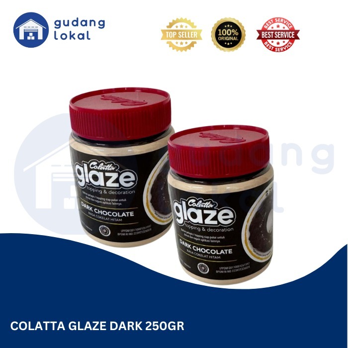 

Colatta Glaze Dark Chocolate 250gr