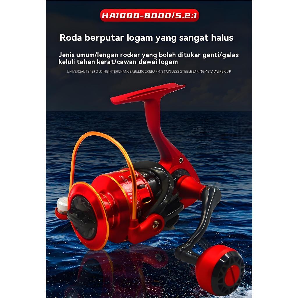 CUCI GUDANG Hadiah Gratis DAIWA FISHING REEL HA1000-7000 Series Reel Pancing Power Handle Reel