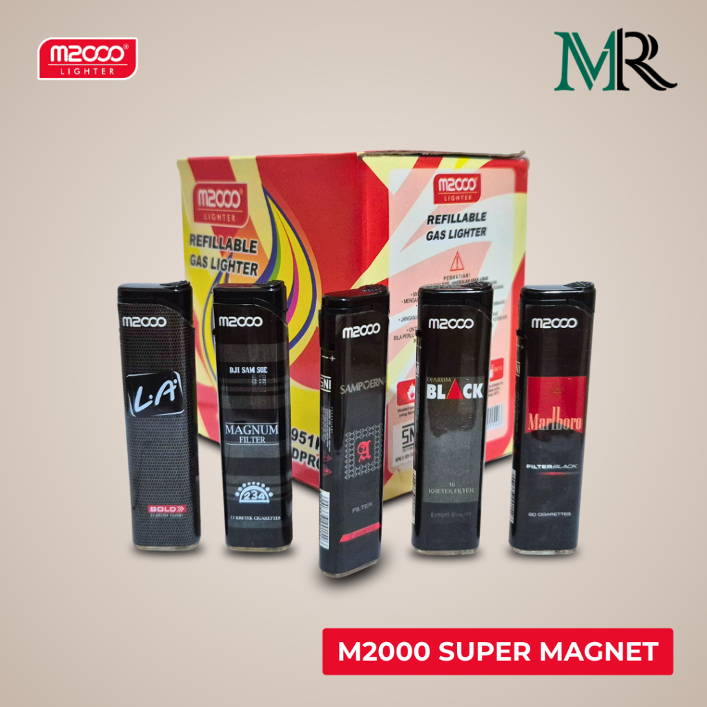 Korek Api/Mancis Bara M2000 - 1 Box Isi 50pcs - Kualitas Bagus & Aman