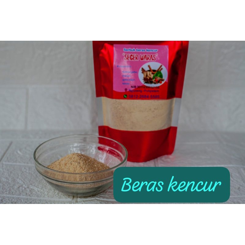 

BERAS KENCUR instan HOMEMADE 170 gr