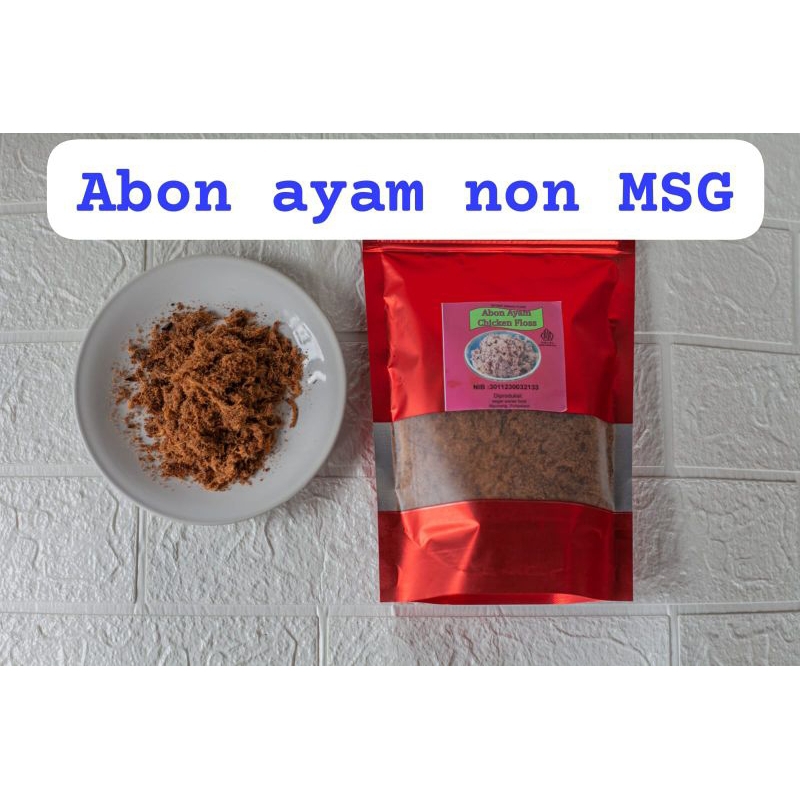 

ABON AYAM NON MSG bisa untuk MPASI dan mengatasi stunting