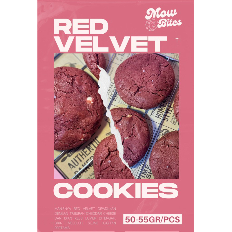 

Red Velvet Chesee - Soft Cookie by mow.bites