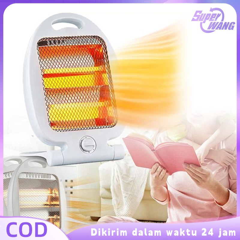 Alat Pemanas Ruangan Portable Penghangat Ruangan Elektrik Quartz Heater Heater Ruangan Untuk Kamar