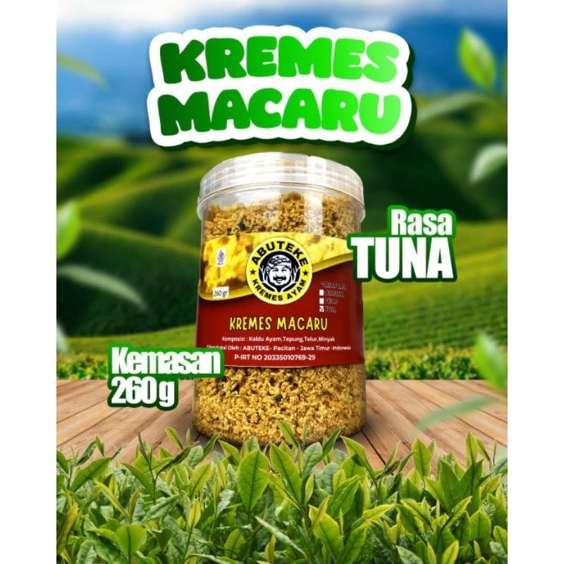 

Camilan Snack Renyah Kremes Ayam Penambah Nafsu Makan Varian Tuna 260 gr Gurih Enak
