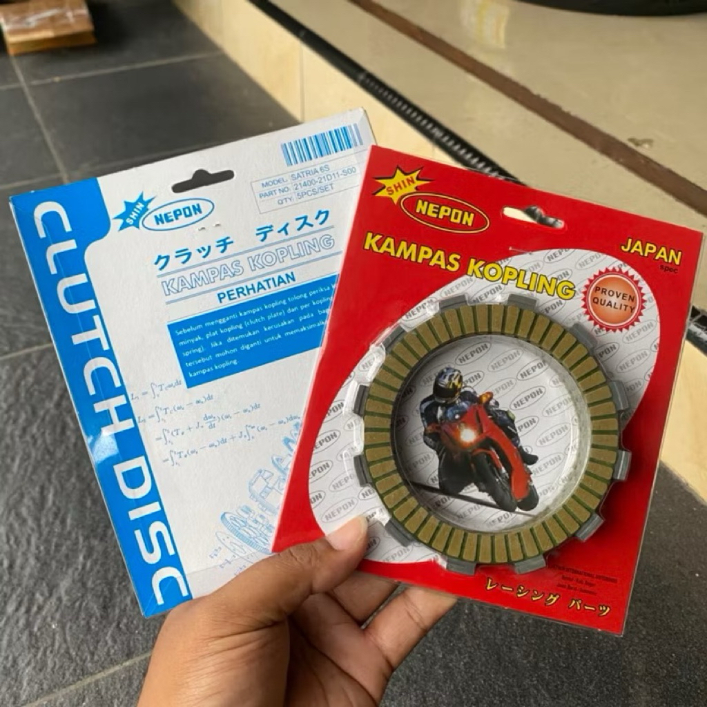 Kampas Kopling Gl 100 nepon Anti Selip untuk Tiger Megapro GL KLX VIXION NEW CB Nepon JAPAN kampas k