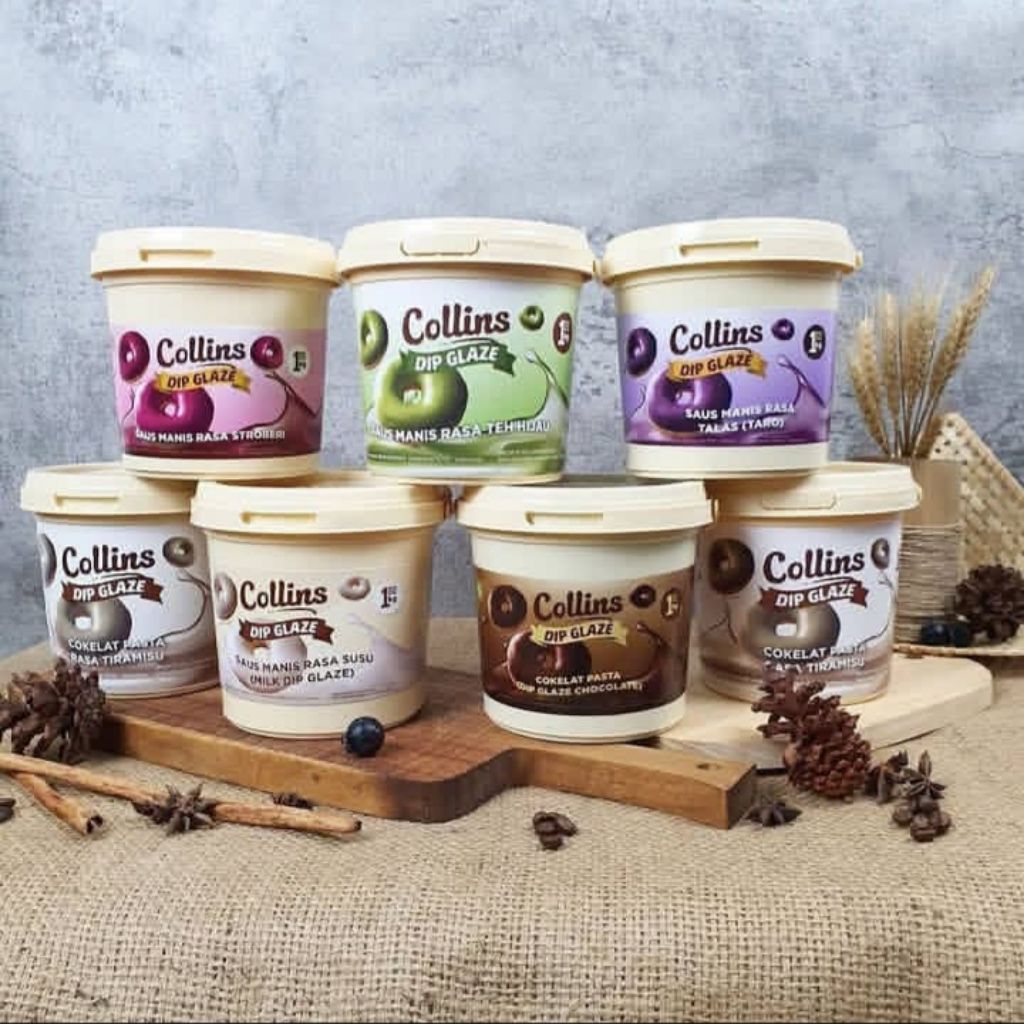 

Kemasan Plastik Repack 200gr, collins dip glaze, glaze serbaguna