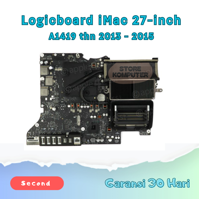 Logicboard iMac A1419 Thn 2013 - 2015 ORIGINAL Copotan