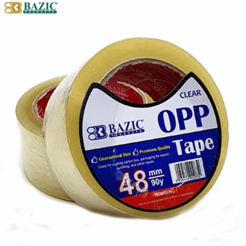 

HNB Stationery - Bazic Opp Tape 48mm x 90y Clear 50gr Bening