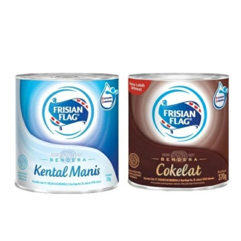 

Frisian Flag Kental Manis Putih Coklat Gold Kaleng