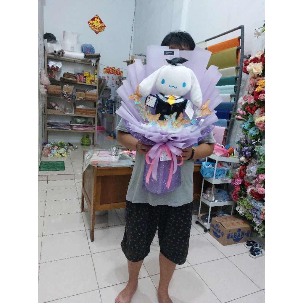 buket boneka wisuda besar
