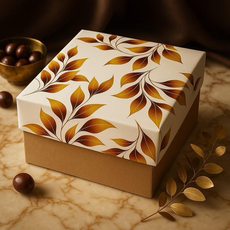 

box cake hampers motif autumn kotak parcel ultah packaging ukuran 22cm 25cm 30cm