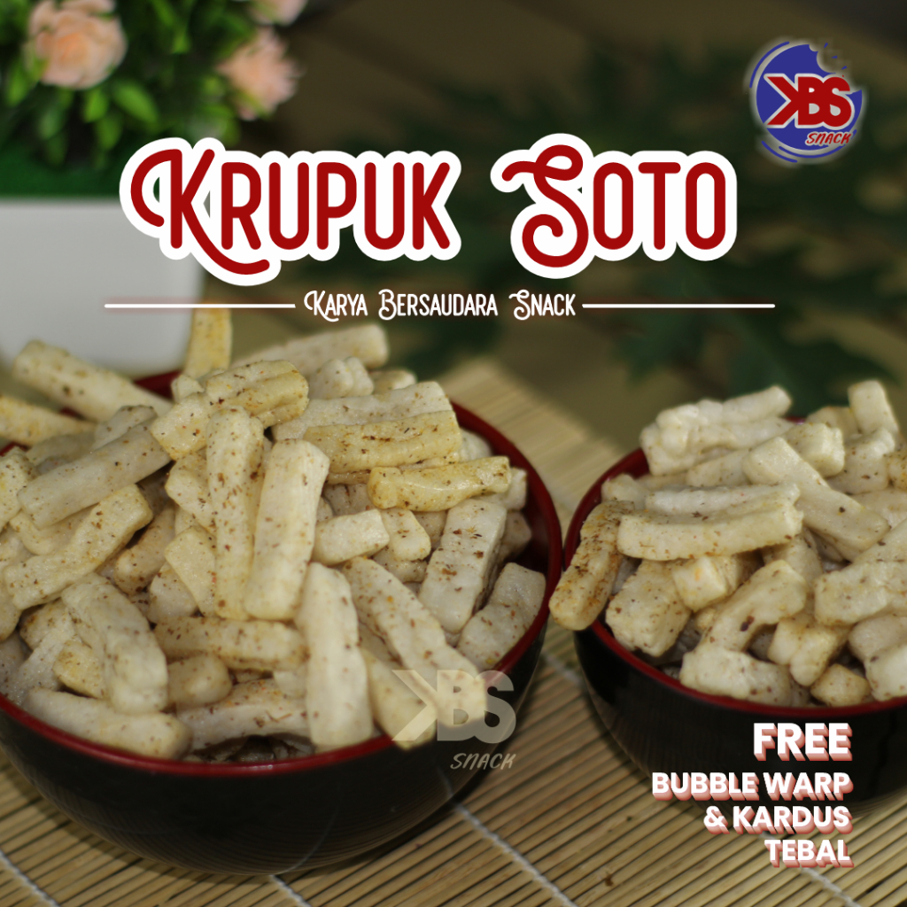 

Krupuk Soto Cengek Cabe Hijau Spesial - KBS
