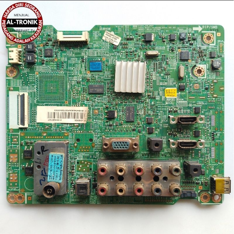 MAINBOARD TV PLASMA SAMSUNG 43 INCH MODEL PS43D450 MESIN MODUL MB PS 43D450 A2M PS43D450A2M