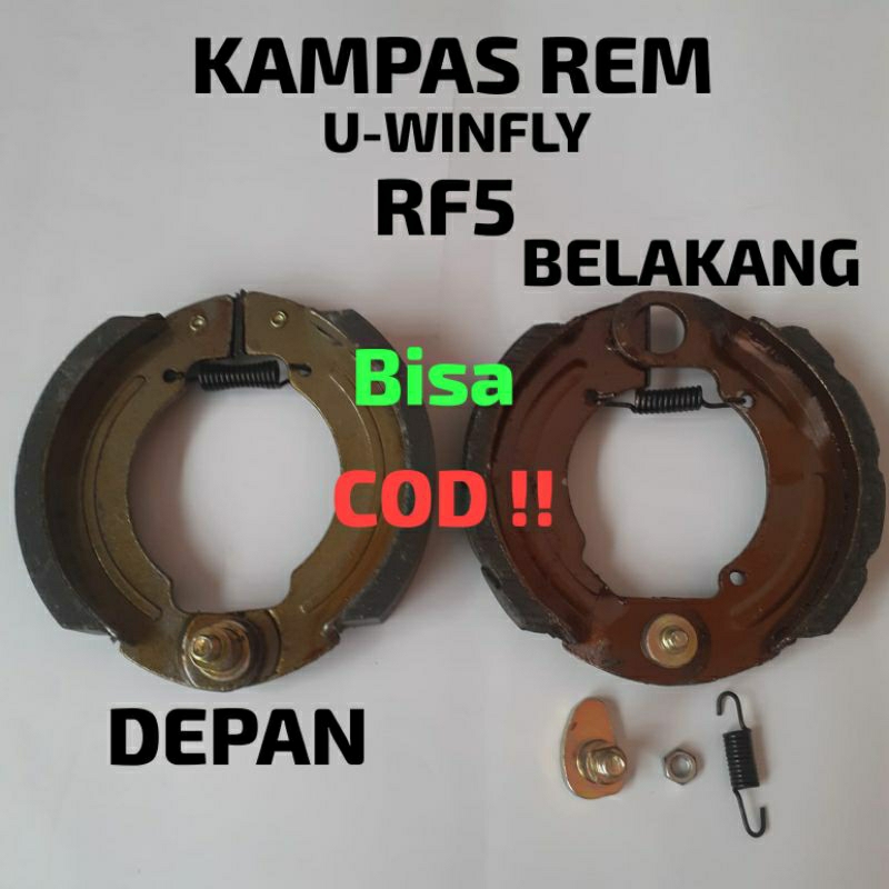 KAMPAS REM U-WINFLY RF5,RF6,RF7,RF8 SEAKET DEPAN BELAKANG SEPEDA LISTRIK UWINFLY