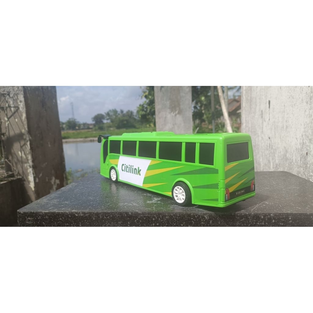 Mainan mobil busway transjakarta besar premium rkc 02041-1