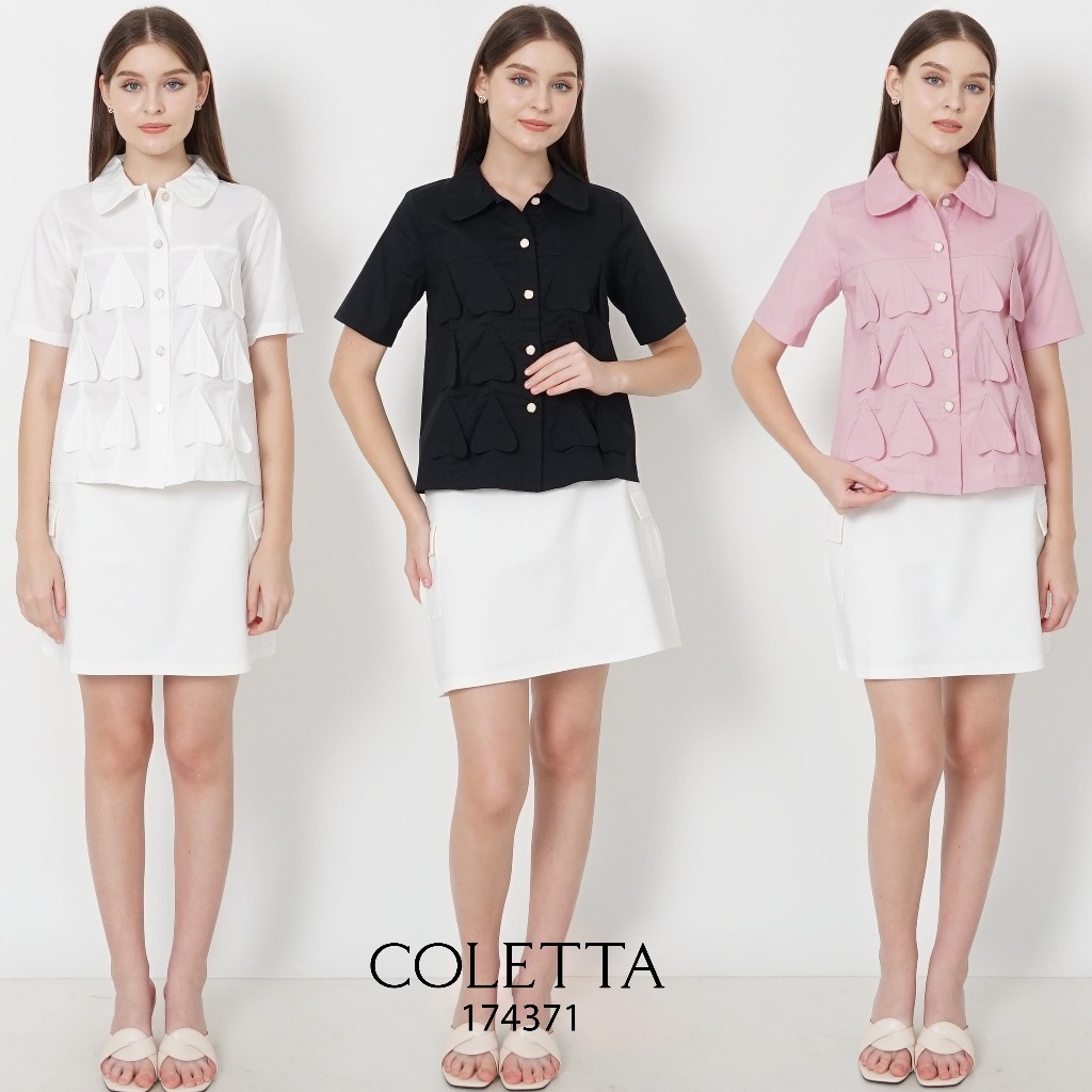 Blouse Wanita Katun Louvre Coletta 174371