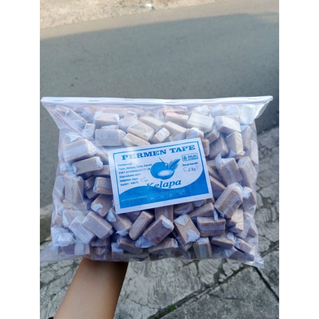 

1 kg permen tape suwar suwir permen tape jadul asli kediri