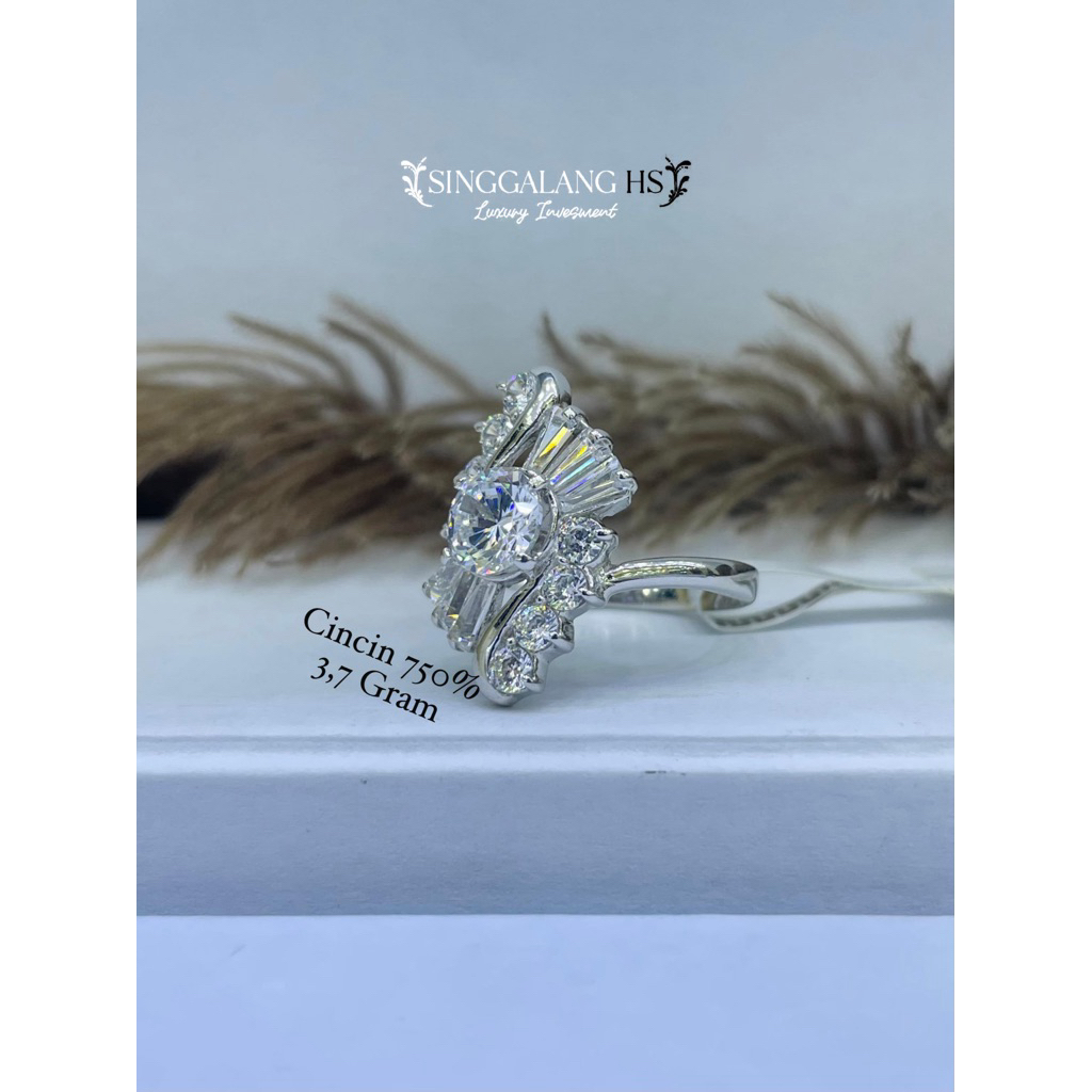 Cincin emas kadar 750% / 17,18,22k