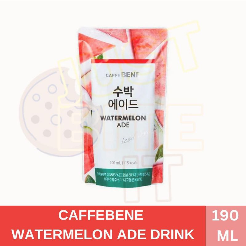 

CAFFEBENE WATERMELON ADE DRINK 190 ML - MINUMAN INSTAN RASA SEMANGKA ALA-ALA KOREA CAFFEBENE 190 ML