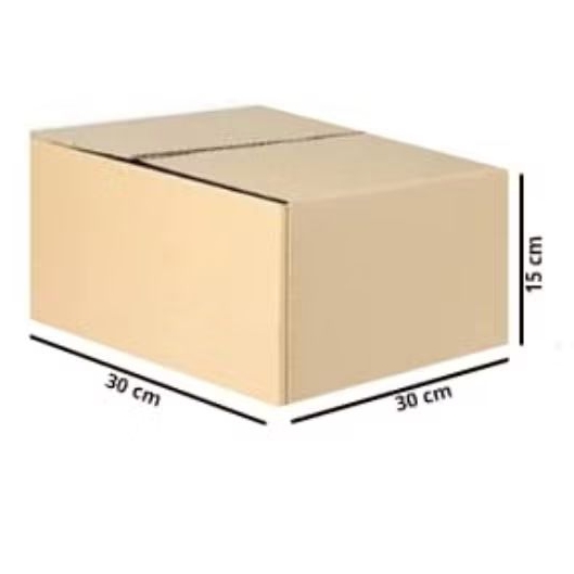 

Kardus Box Packing 30cm x 30cm x 15cm Dus Paking Karton Baru Polos Liar Dalam Ukuran Kuat Tebal