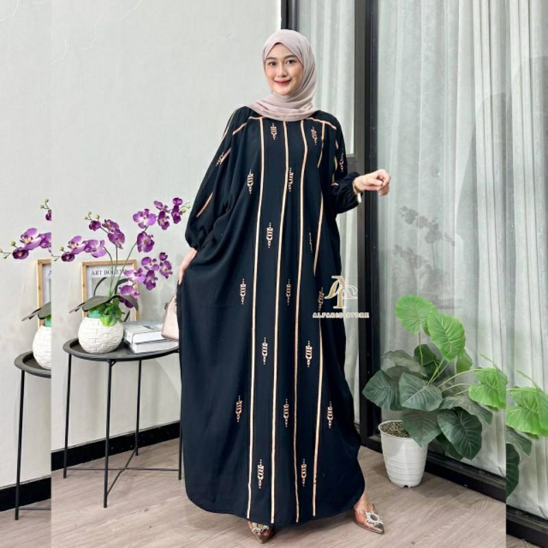 Driss Polos Bresmeed Premium Jubah Busana Gamis Modern Gmis Syar Kaftan Wanita Simple Elegan Gamus R