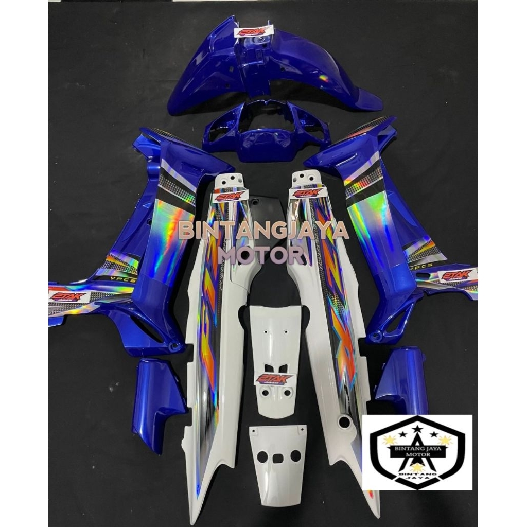 fullset body fizr hologram biru putih 2004 fullset fizr hologram