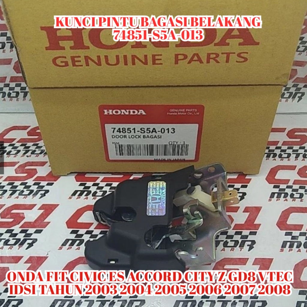 DOOR LOCK KUNCI PINTU BAGASI BELAKANG