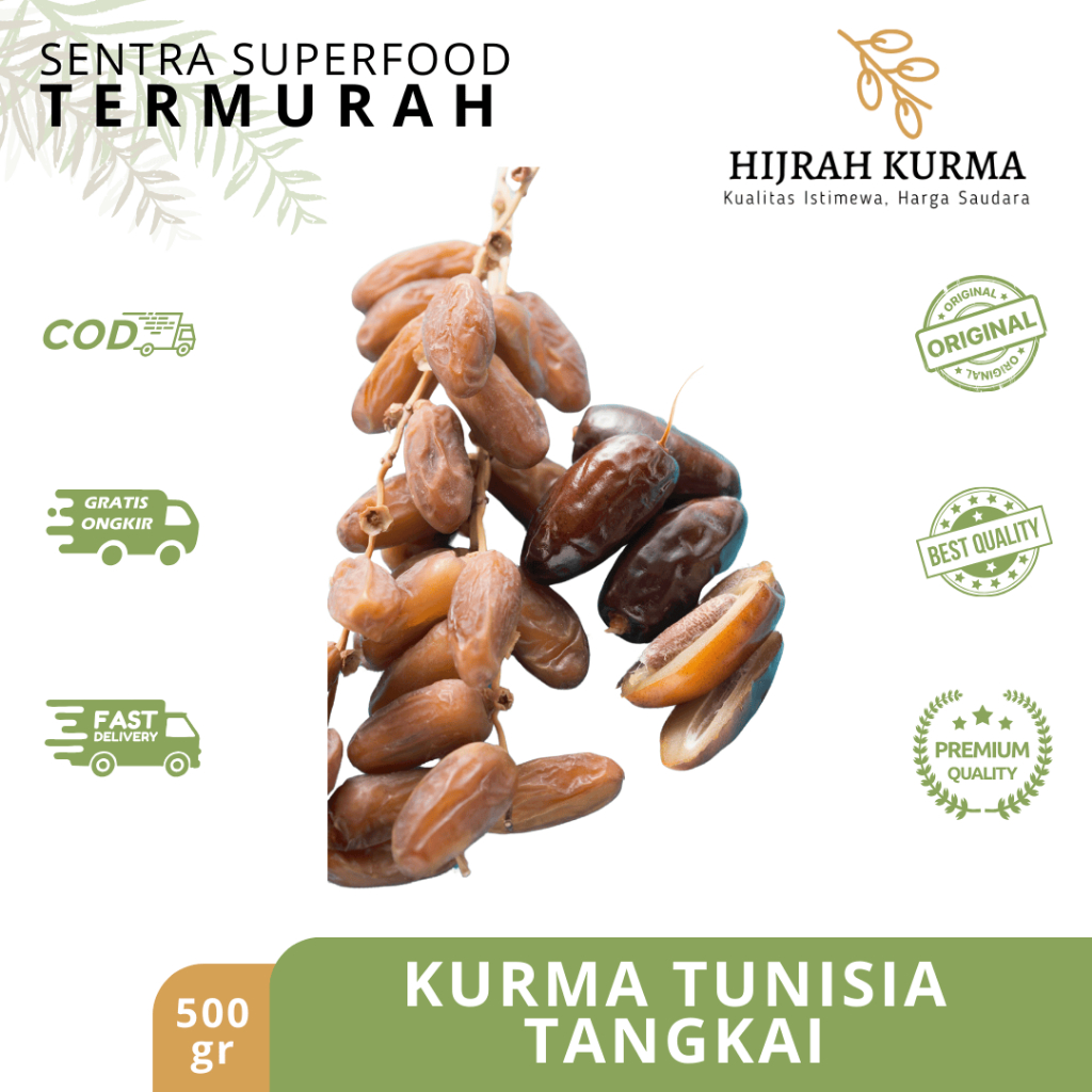 

Kurma Tunisia Tangkai | Deglet Nour | Kurma Tangkai | Kurma Premium