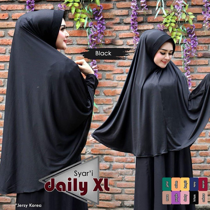 Khimar Sabera jumbo Nizam / Nizam / Hijab ollshop / Dua layera