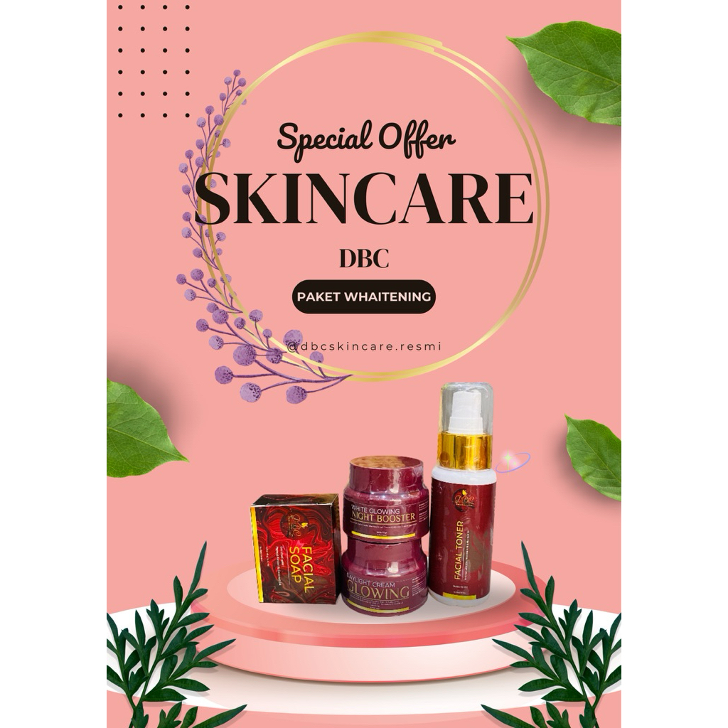 DBC SKINCARE PAKET LENGKAP( acne & whaitening boster  ) 100% ORIGINAL