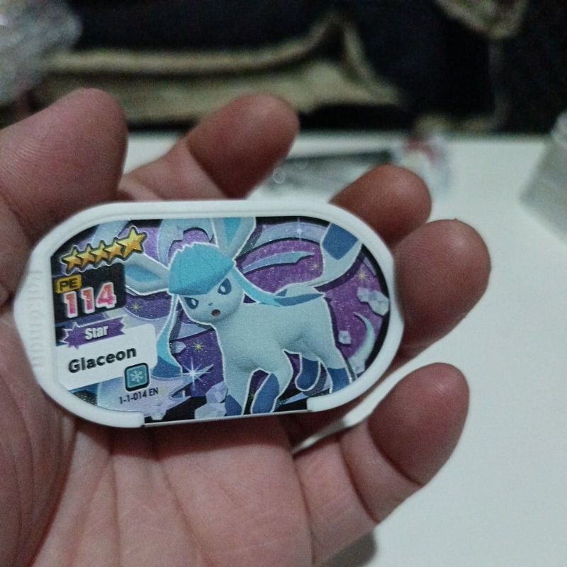Pokemon Tag/Chips Glaceon VStar Original v2 bintang 5