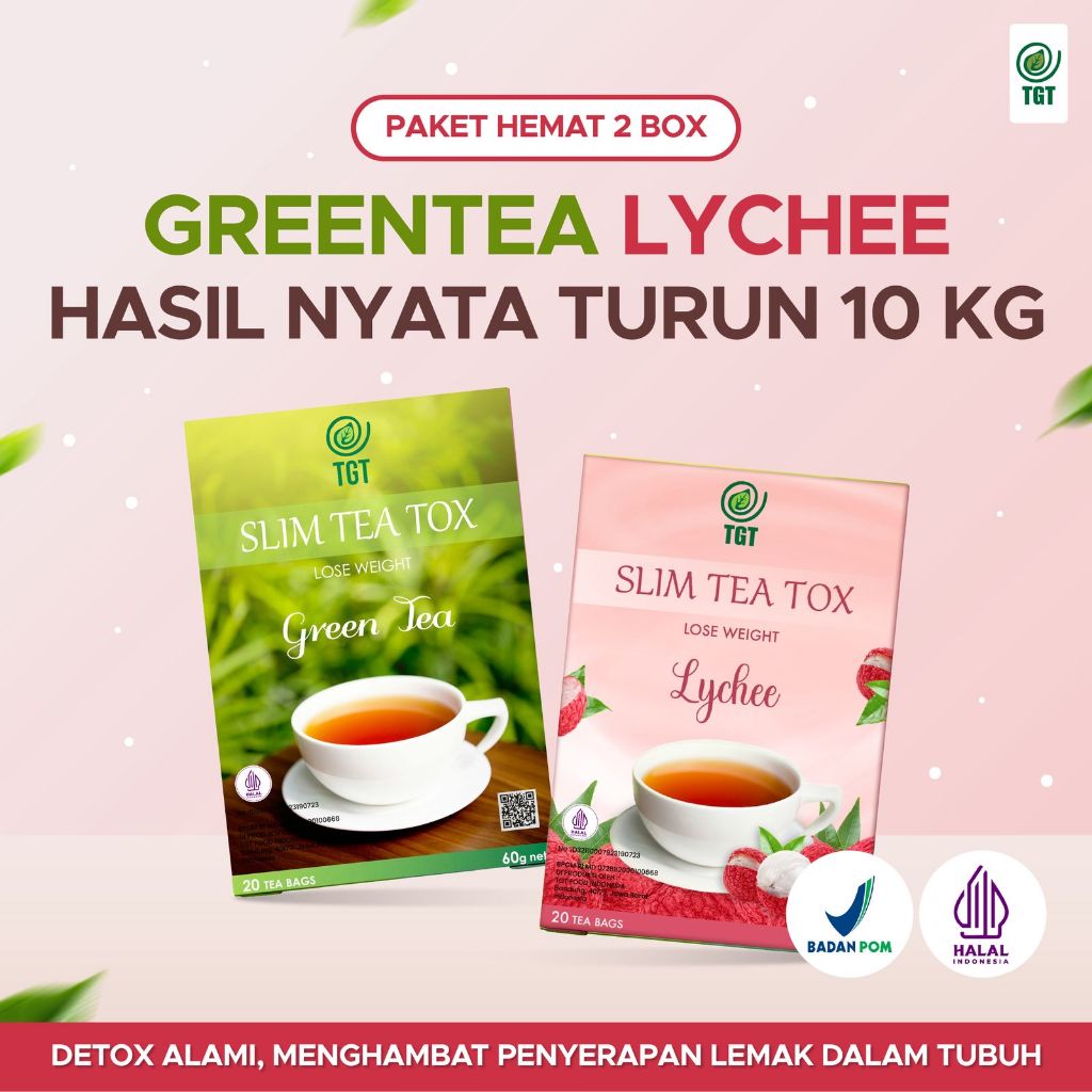 

TGT SLIM TEA / Teh Hijau Diet Pelangsing