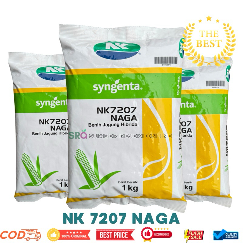 BENIH JAGUNG NK NAGA | NK 7207 1KG (100% ORIGINAL) BIBIT JAGUNG NK NAGA SYNGENTA KEMASAN PABRIK