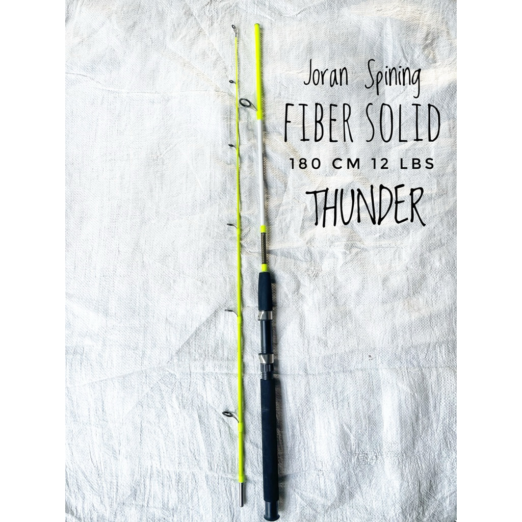 Joran Spining Fiber Solid 12 Lbs Medium Action Thunder 180cm