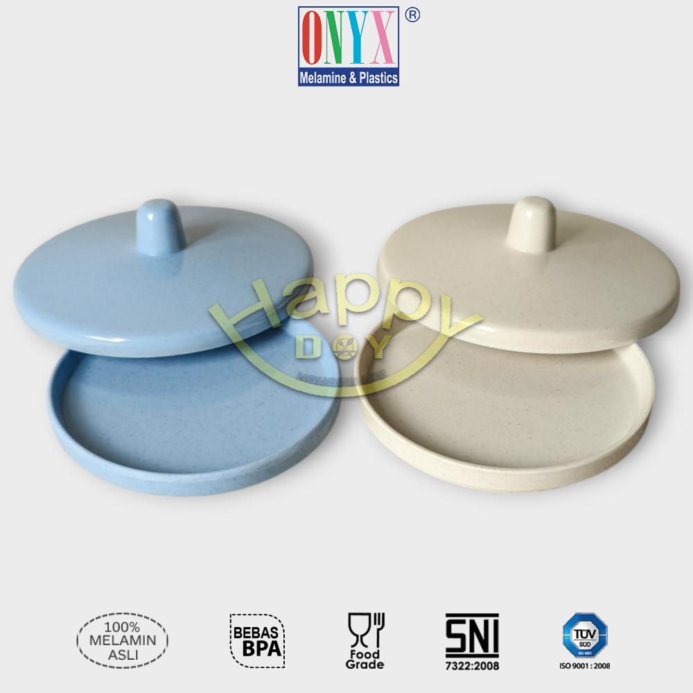 TUTUP GELAS | TUTUP MELAMIN | TUTUP MUG ANTI PANAS + TATAKAN MELAMIN 9.2CM ONYX