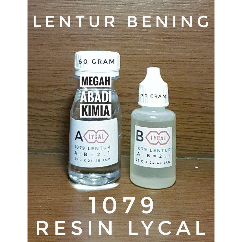 

KODE U64P Resin bening Lentur Lycal 9 Gram