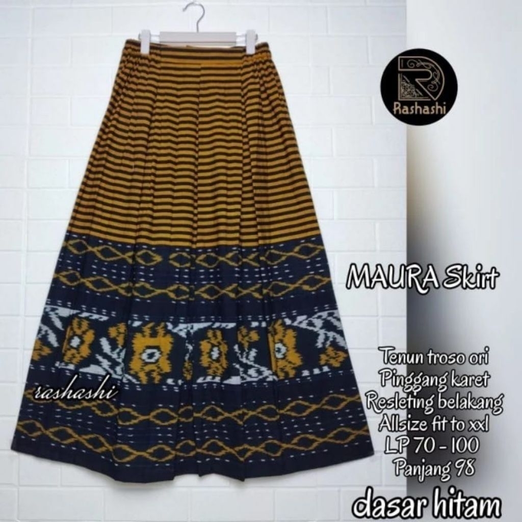 ROK TENUN WANITA,ROK WIRU PANJANG TENUN WANITA, ROK KERJA