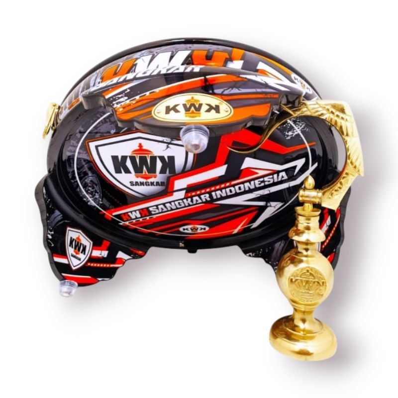 tebok pvc sangkar lovebird decal kwk original