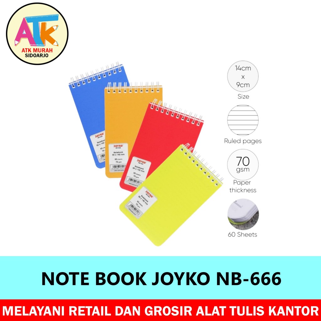 

BUKU NOTE BOOK JOYKO NB-666