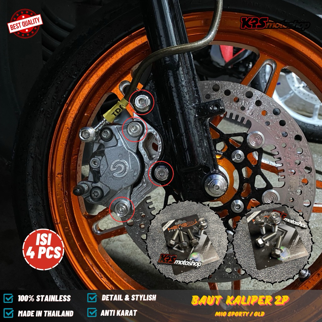 BAUT KALIPER 2P BREMBO ACCOSATTO KTC MIO SPORTY MIO LAMA BOTTOM MIO SPORTY MIO LAMA MIO OLD